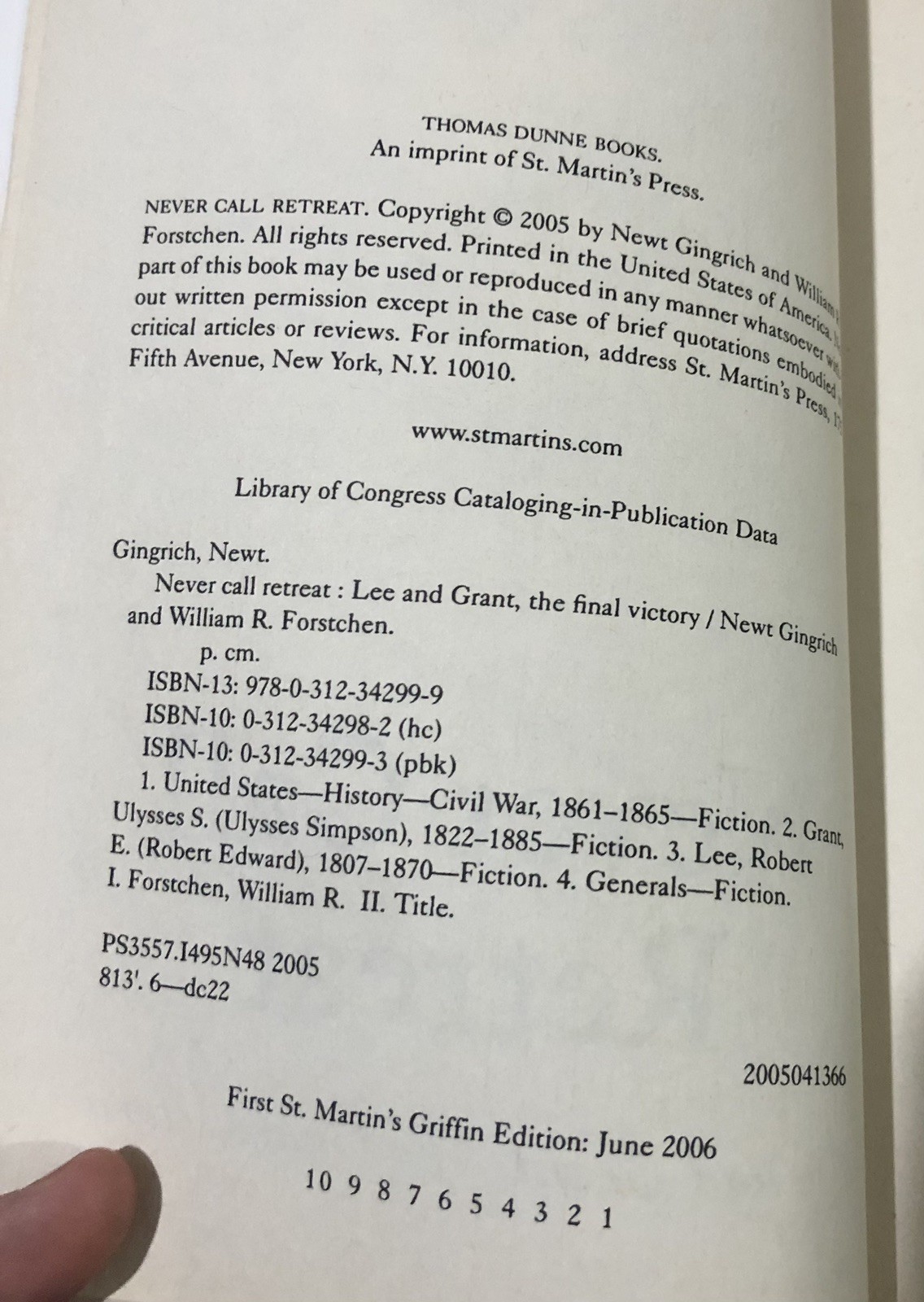 Newt Gingrich William R. Forstrchen 2 Civil War Books lot Never Call Retreat