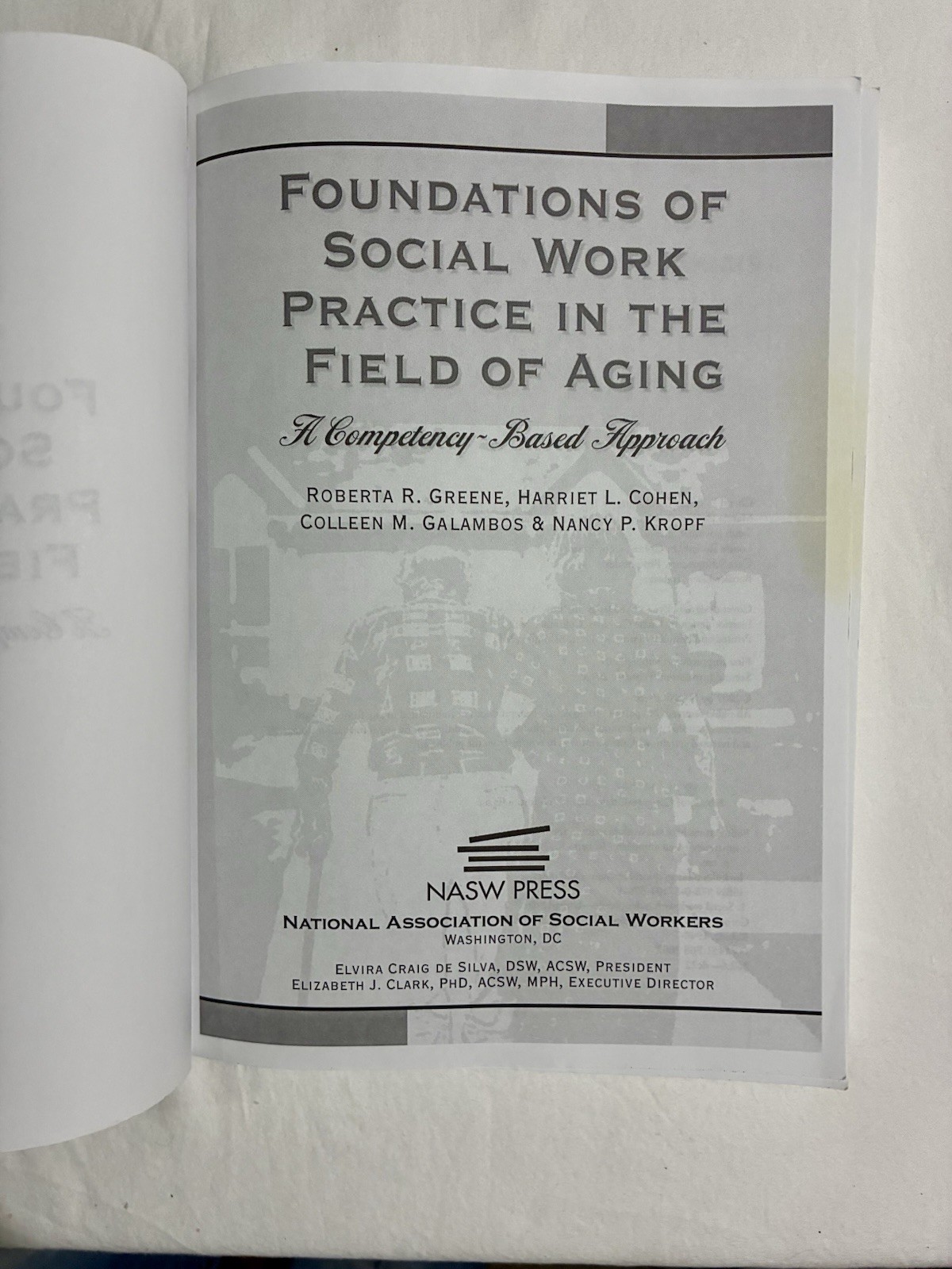 Foundations of Social Work Practice in the Field of Aging (Competency-Based)