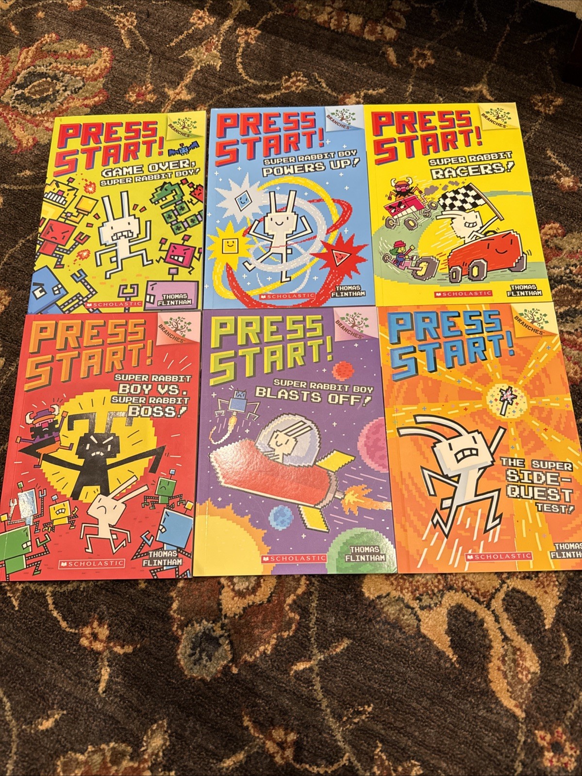 15 x New Scholastic Press Start Super Rabbit Boy Book Sets by Thomas Flintham