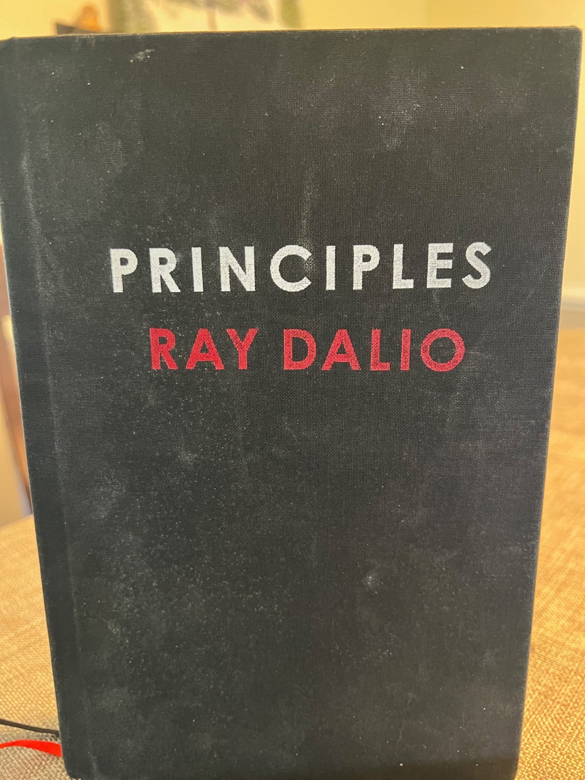 Principles RAY DALIO 2017 Simon Schuster HC NEW with Board Smudging