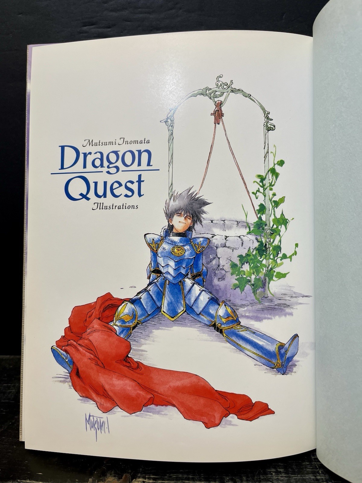Dragon Quest – Mutsumi Inomata Illustrations 1994 Hrdbk VG B4