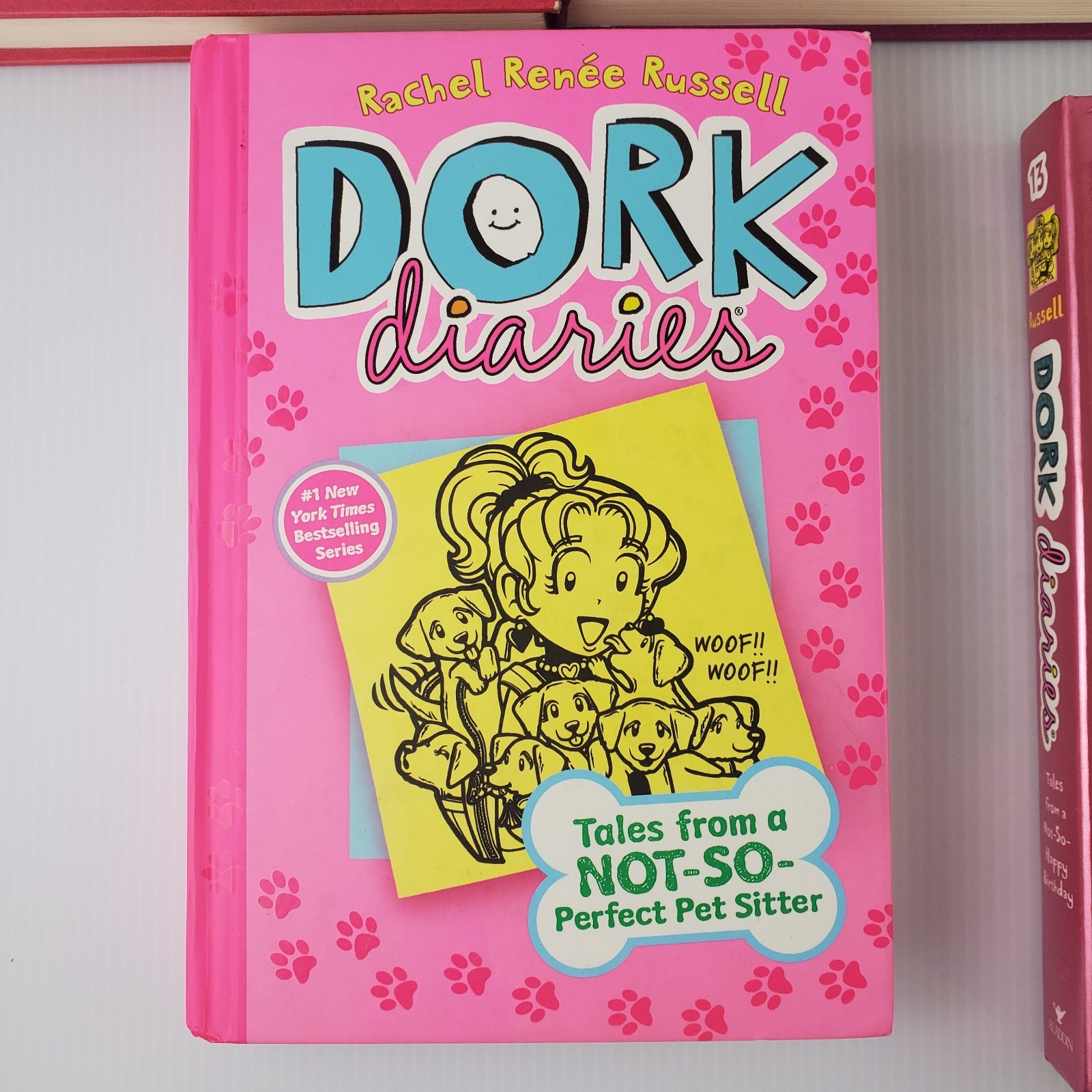 Lot of 7 Dork Diaries by Rachel Renee Russell Hardcover 1 2 4 9 10 13 15