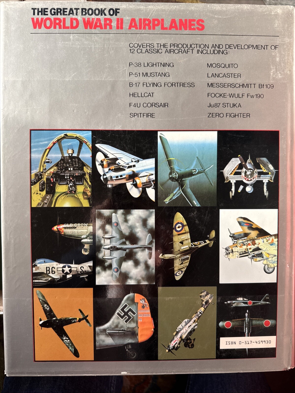 The Great Book Of World War II Airplanes – 400 Illustrations / 24 fold-outs- HC