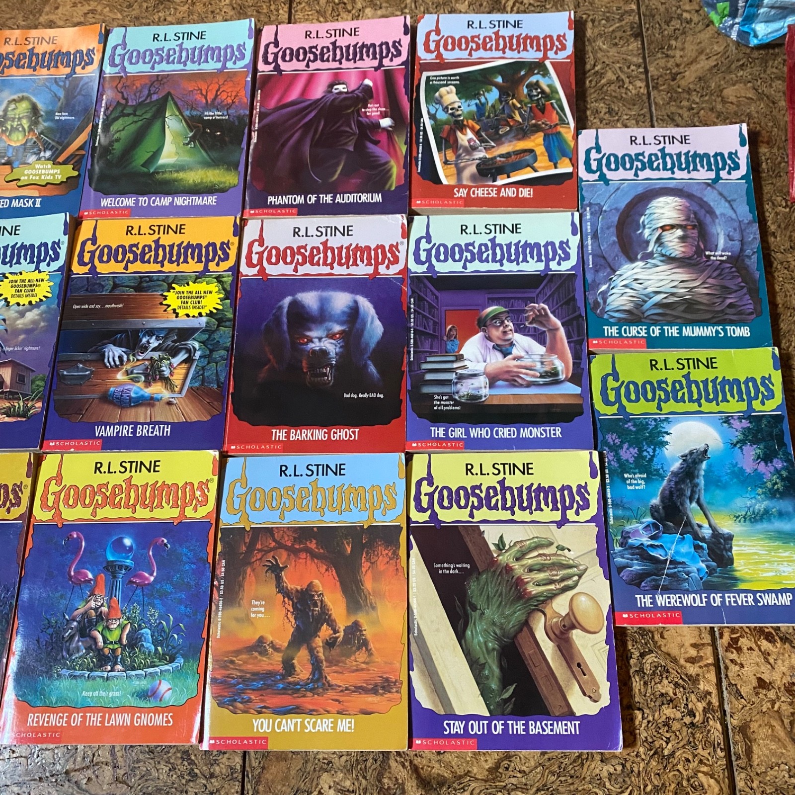 Goosebumps Lot 17 some 1st Editions RL Stine Vintage 1993-1996 Scholastic Books
