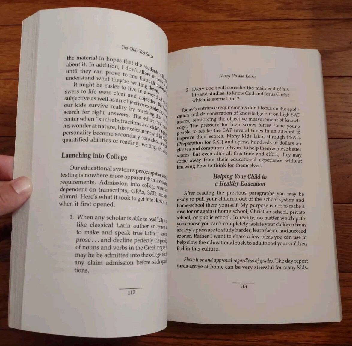 TOO OLD TOO SOON: Protecting Your Child from Instant Adulthood by Doug Fields