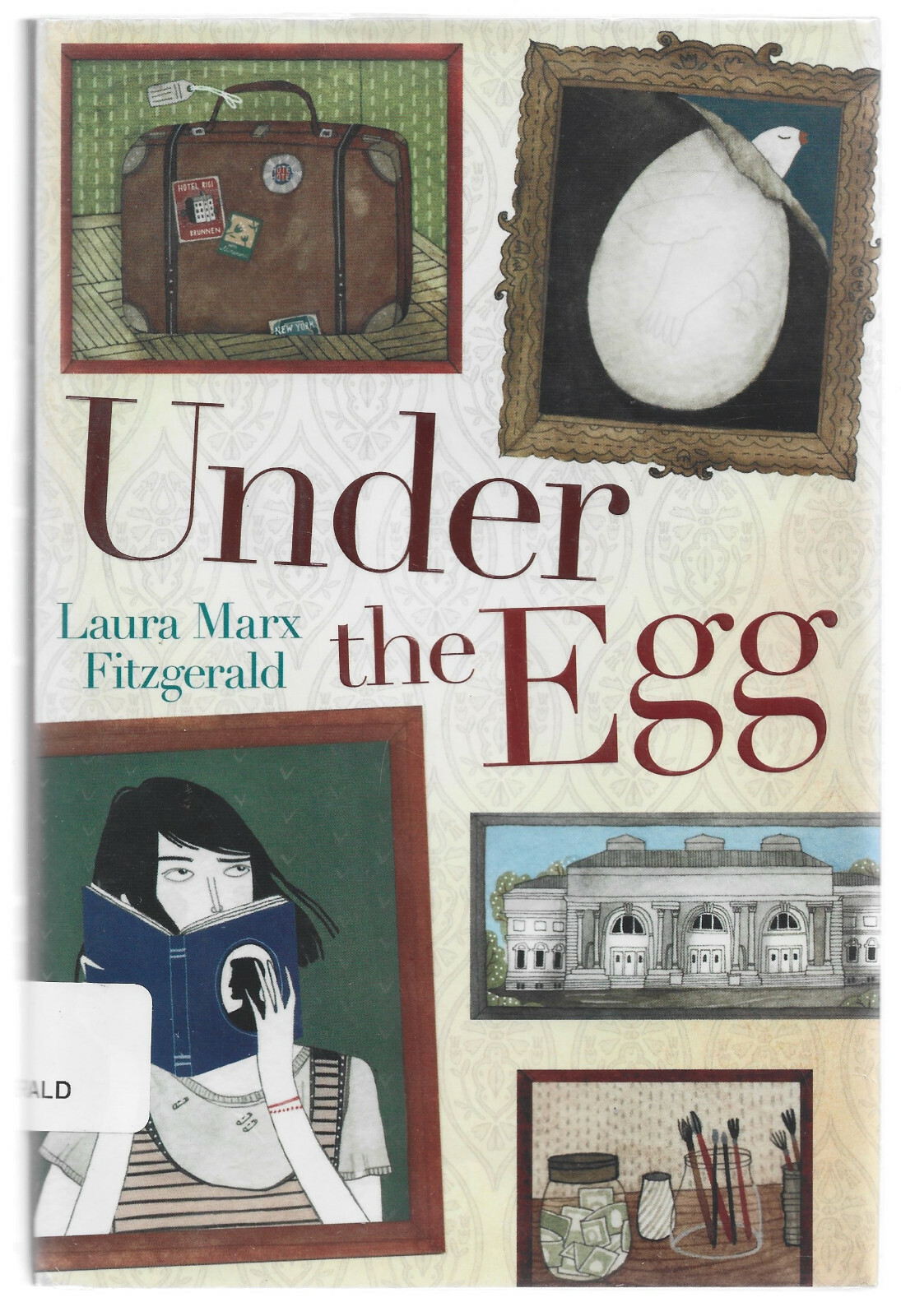 UNDER THE EGG by Laura Marx Fitzgerald (Hardcover 2014) Acetate Cover