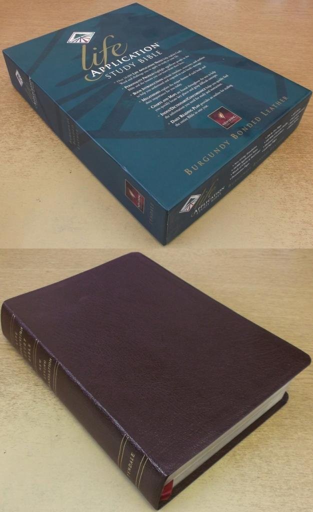 Life Application Study Bible, New Living Translation Burgundy Bonded Leather