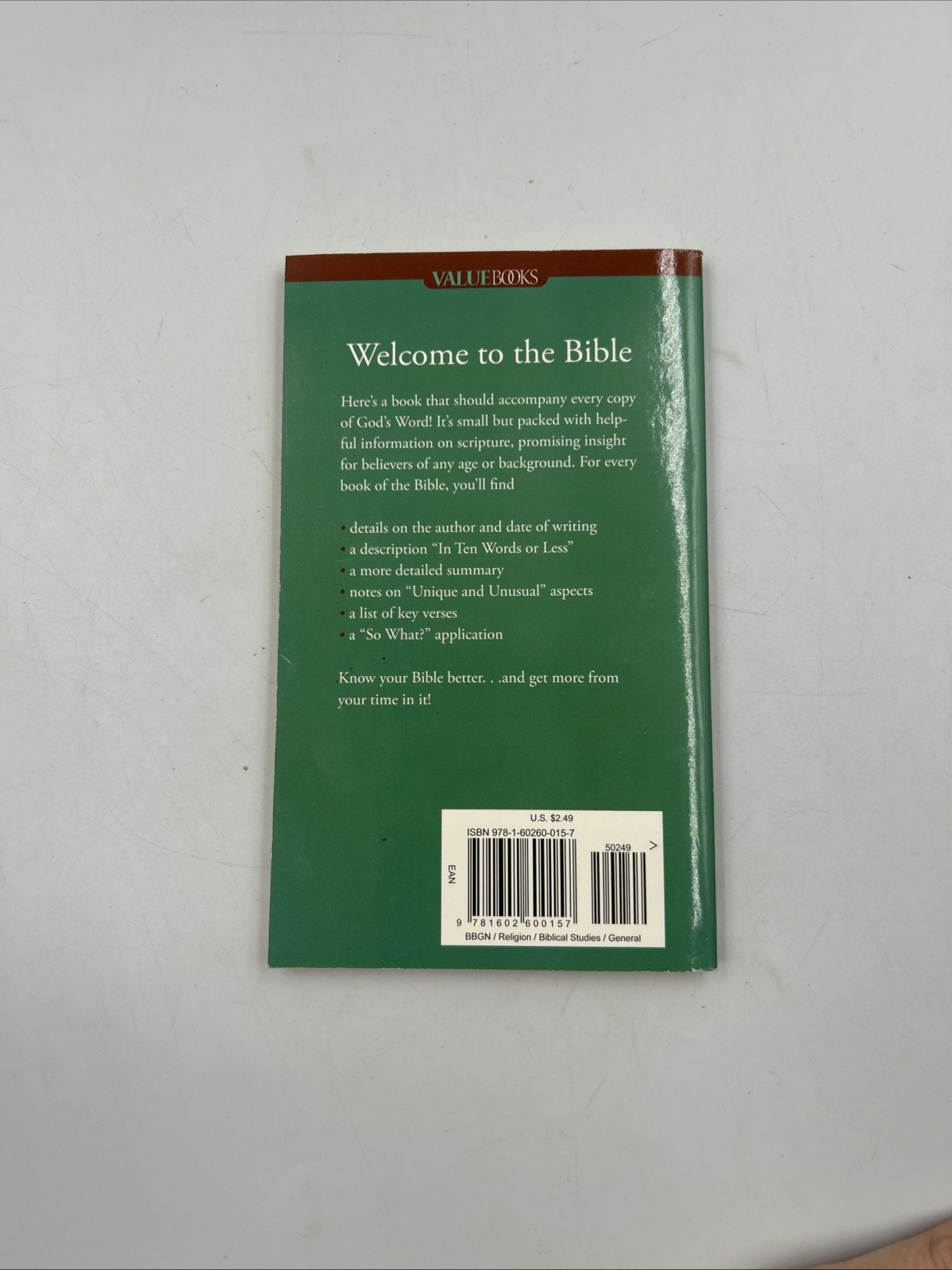 Know Your Bible : All 66 Books Explained and Applied by Paul Kent (2008, Mass…