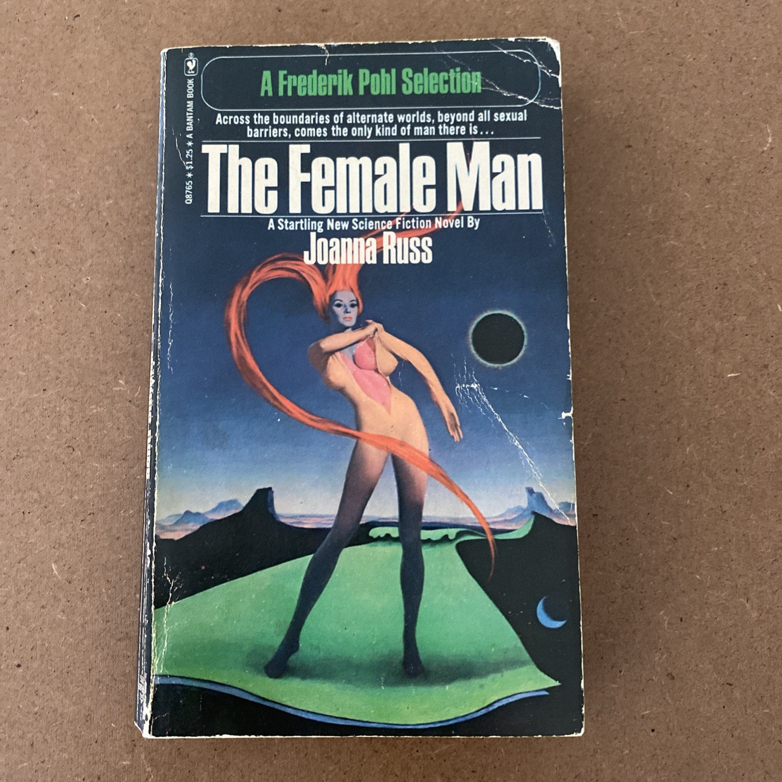 The Female Man by Joanna Russ – Bantam vintage PB first printing 1975
