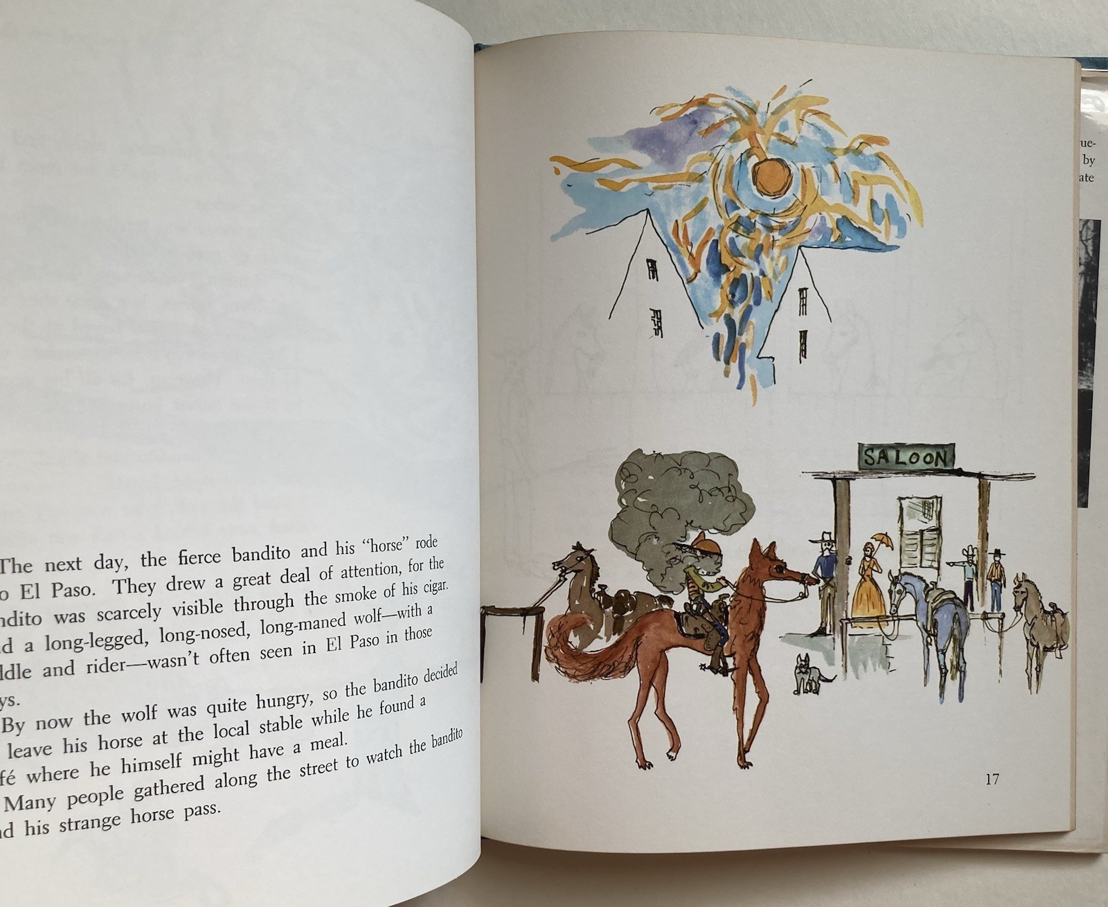 SIGNED The Long-Legged Long-Nosed Long-Maned Wolf – Willis 1968 Texas Printing