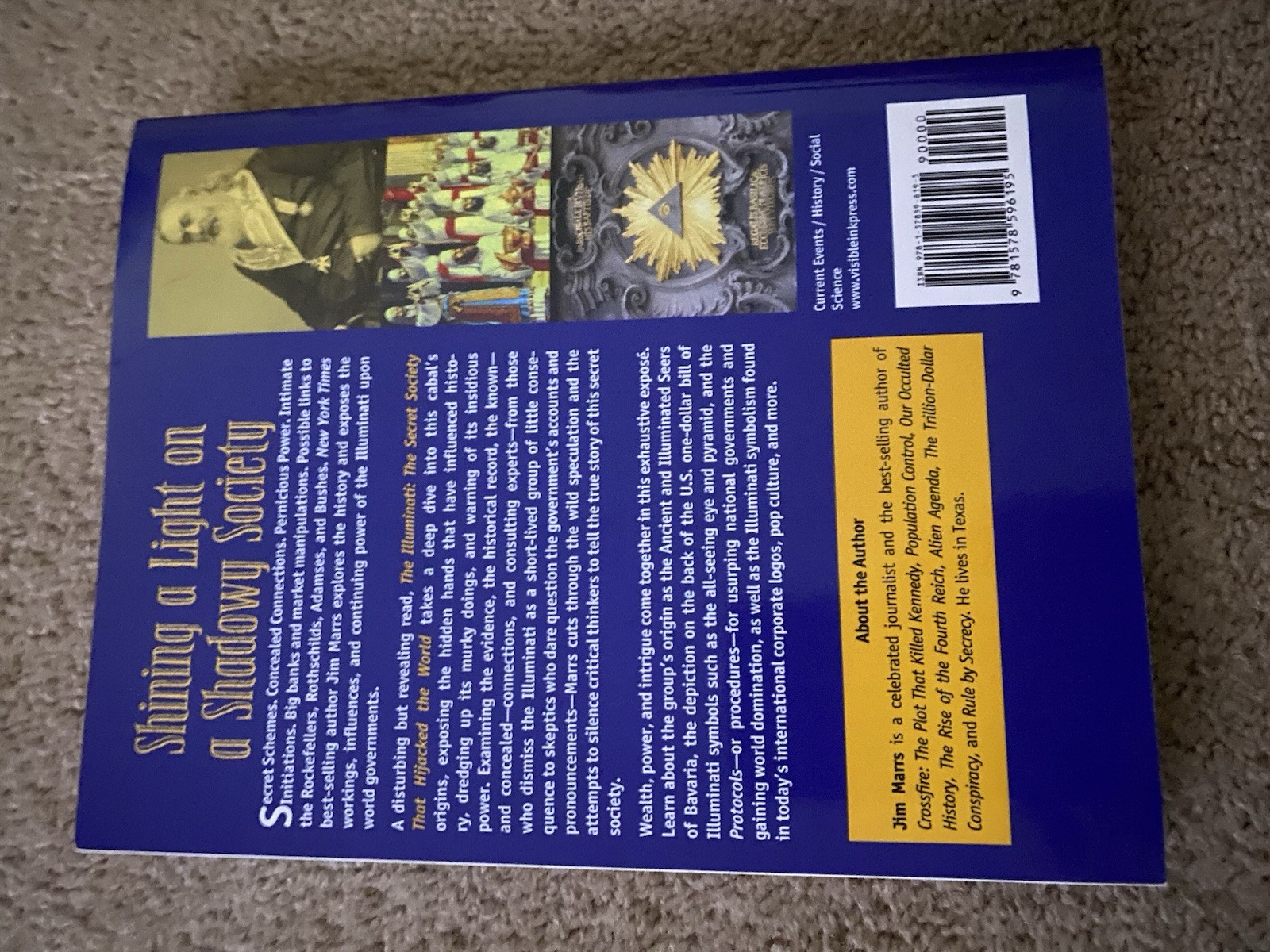 The Illuminati Secret Society Jim Marrs Paperback Conspiracy Theories History