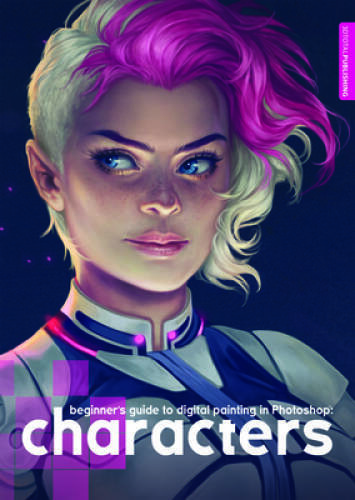 Beginner’s Guide to Digital Painting in Photoshop: Characters – Paperback – GOOD