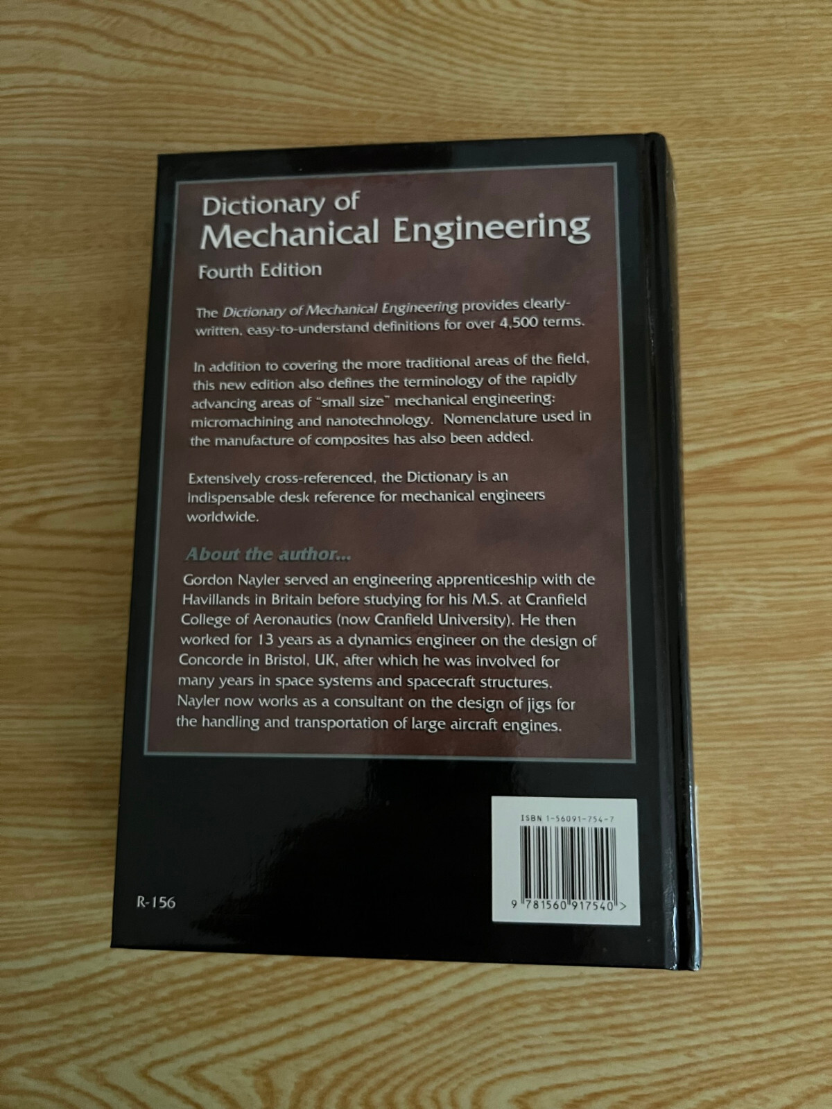 Dictionary Of Mechanical Engineering by G.H.F. Nayler – Fourth Edition