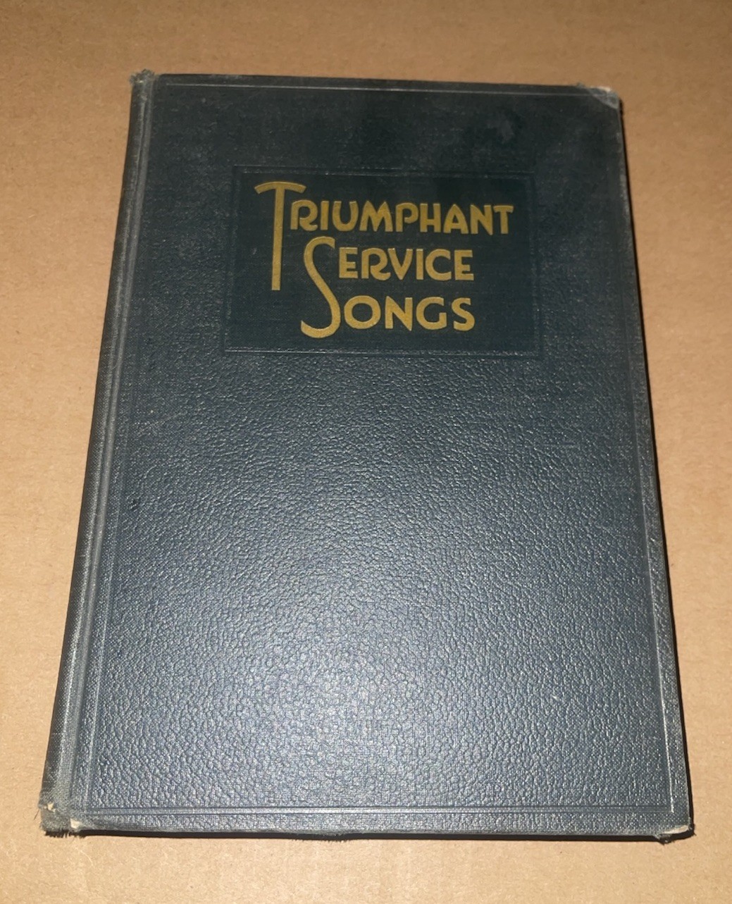 Triumphant Service Songs 1934 Song Book Hymnal Hardcover 291 Pages