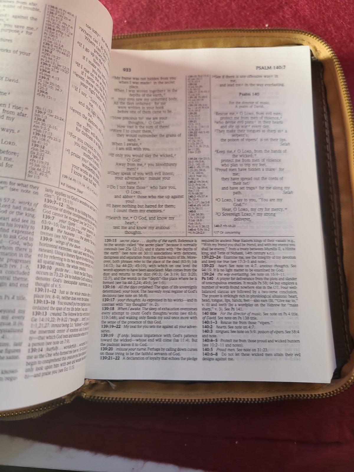 NIV Study Bible 1985 Blue Hardcover 1984