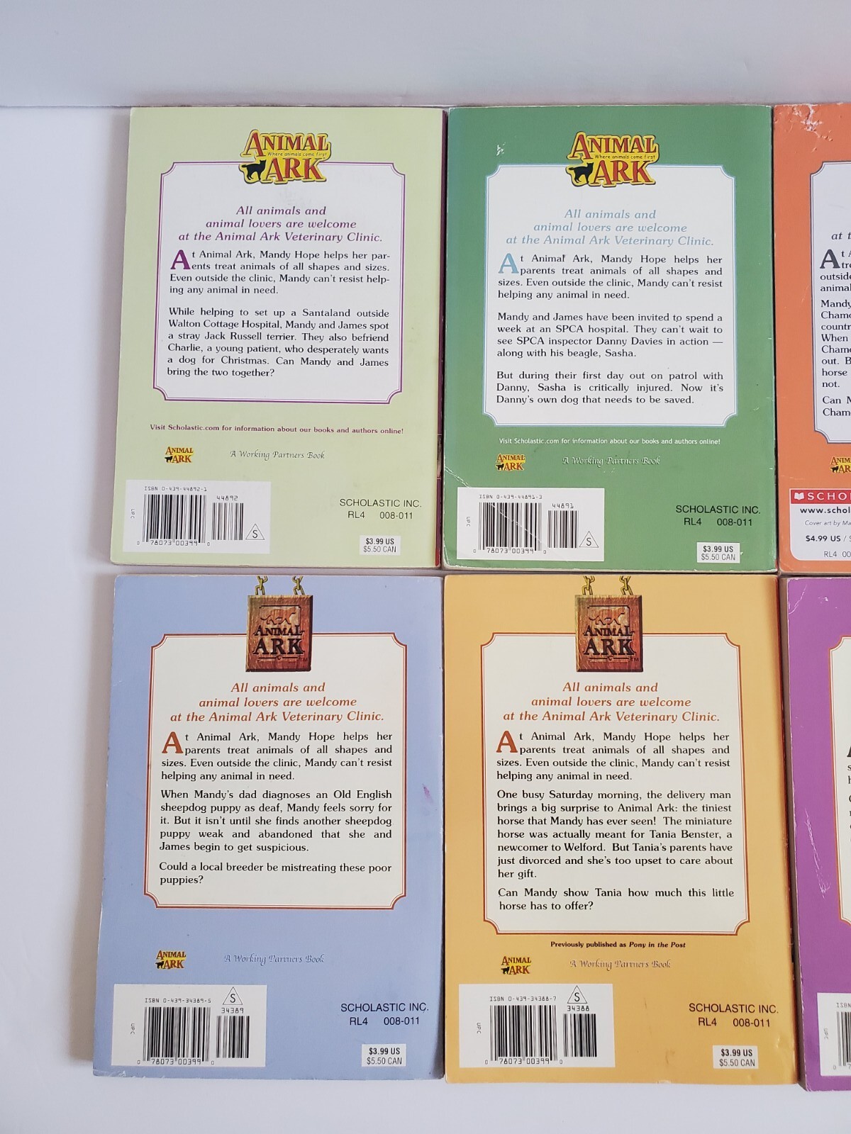 Animal Ark Ben M. Baglio Lot of 12 Children’s Chapter Books Paperback