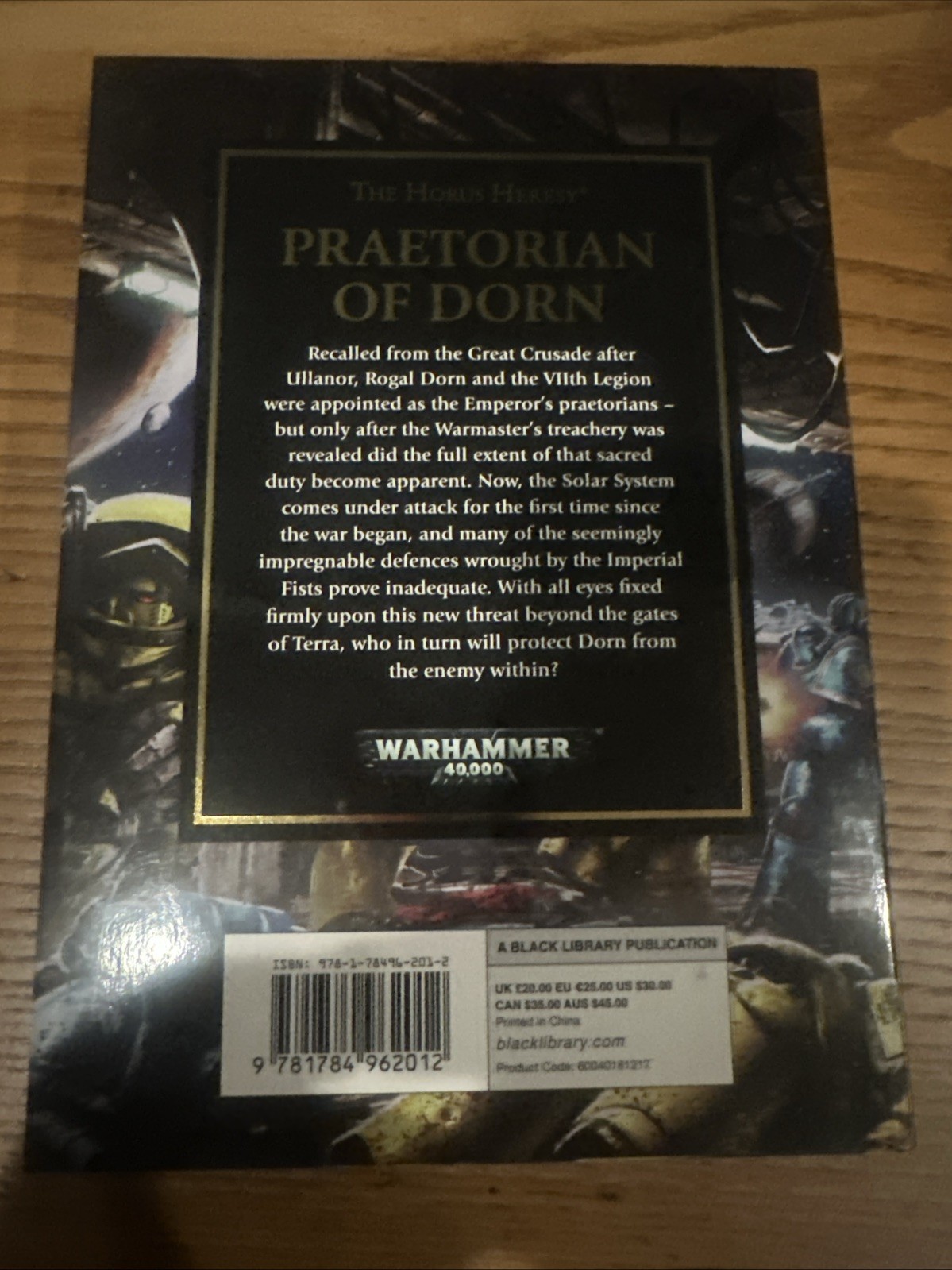 Praetorian Of Dorn – John French Hardback 2016 Horus Heresy HC OOP Hardcover