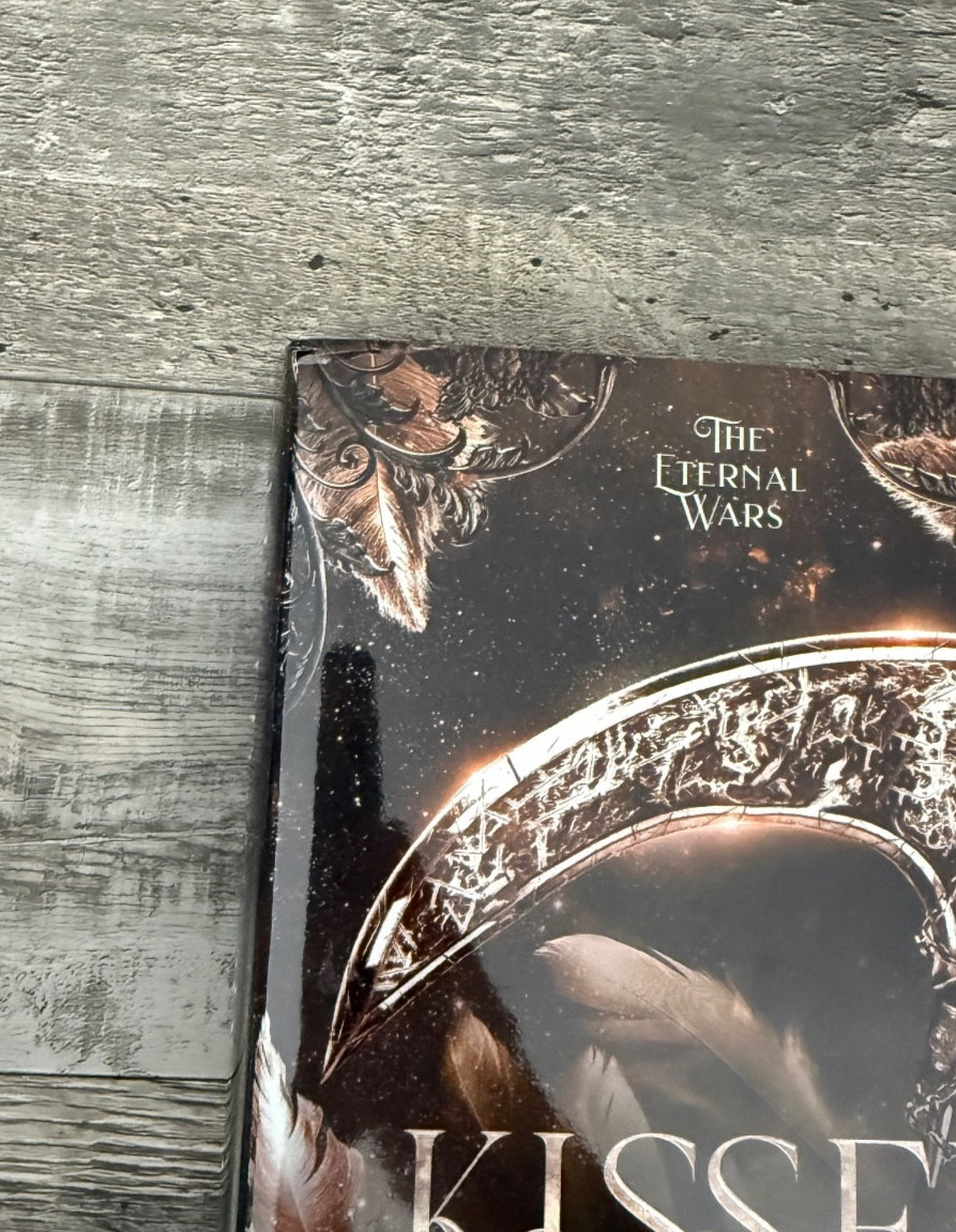 SIGNED Out Of Print KISSED BY THE GODS Caty Rogan INDIE HARDCOVER Self Published