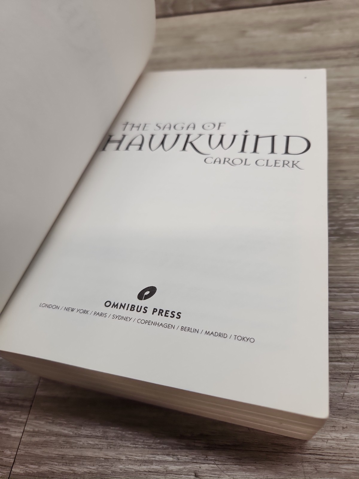 The Saga of “Hawkwind” – Clerk, Carol ( Pre-owned With Wear As Shown ) FreeShip