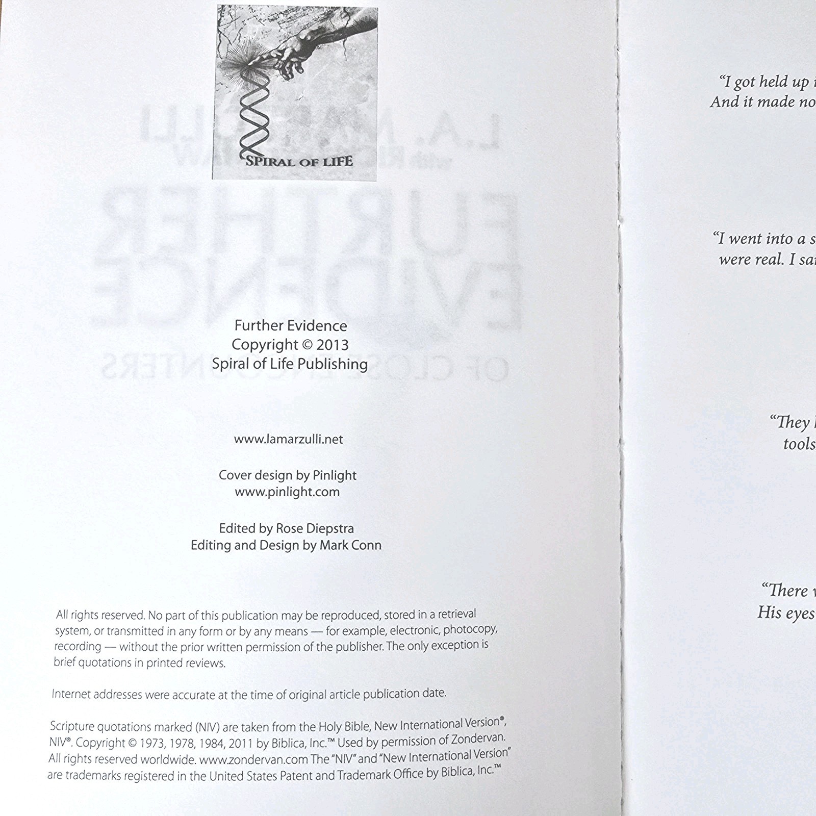 Further Evidence of Close Encounters – L. A. Marzulli & Richard Shaw Trade PB