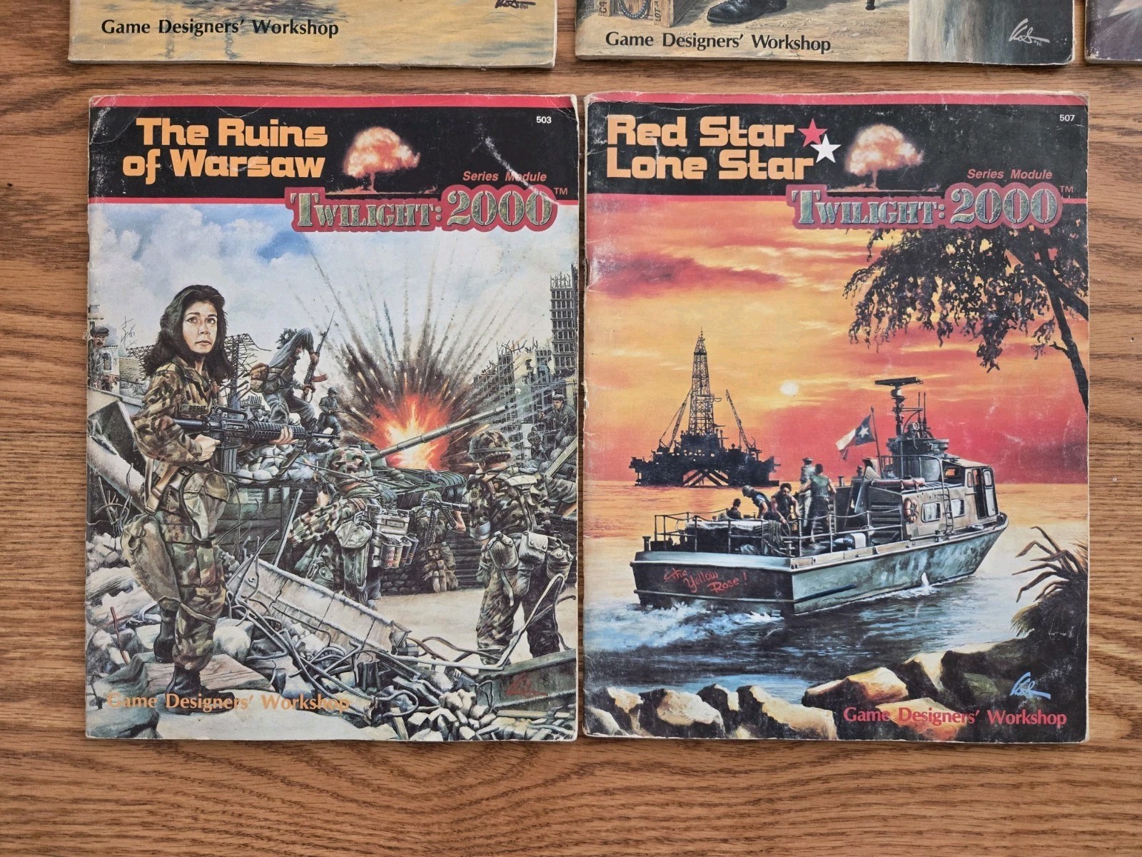 10 Twilight 2000 Military Role Playing Book Lot Used Rare RPG vintage