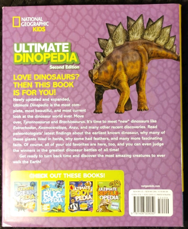 Set Of 3 National Geographic Kids Ultimate Books Dino, Reptile, And Ocean.