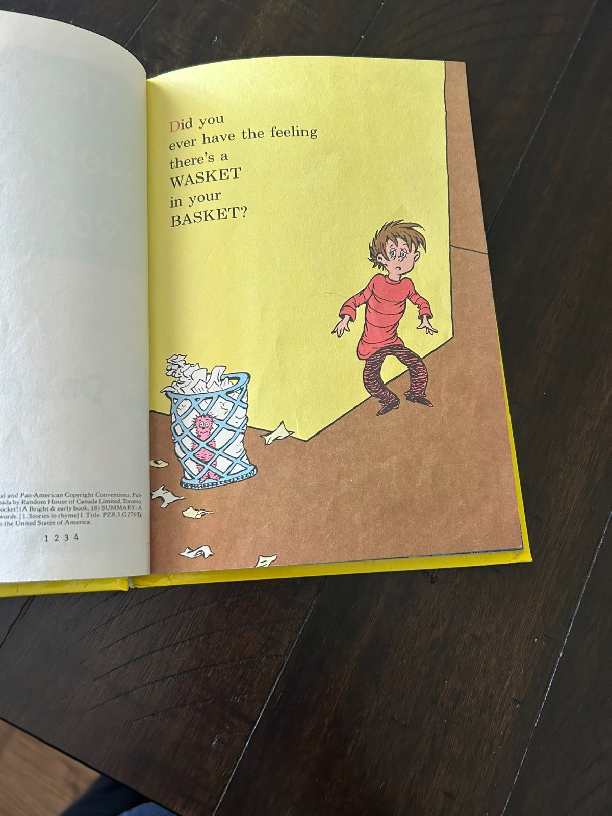 ≈ 1974 1st Printing 1st Edition *DR.SUESS ~ THERES A WOCKET IN MY POCKET!
