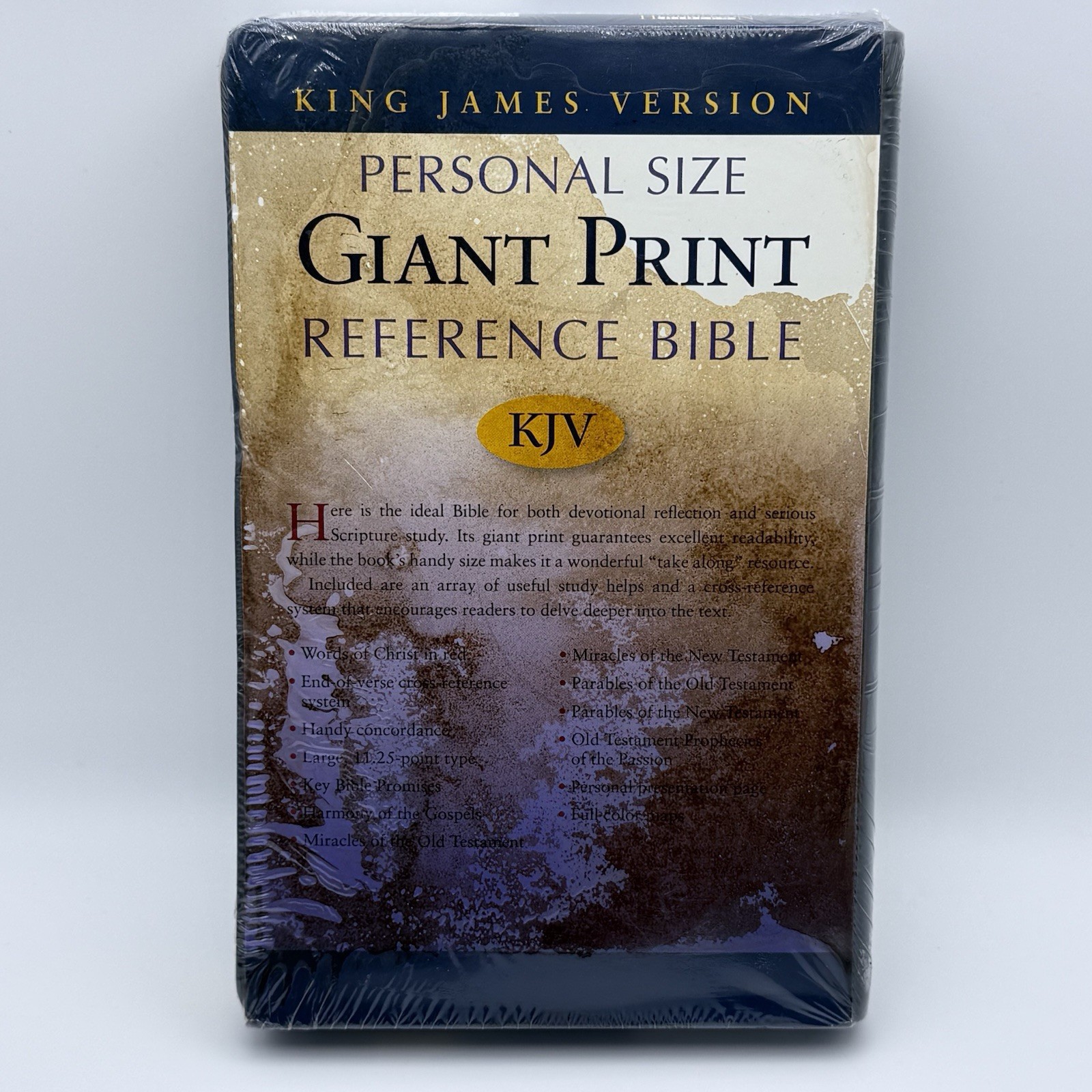 KJV Personal Size Giant Print Reference Bible by Hendrickson Imitation Leather
