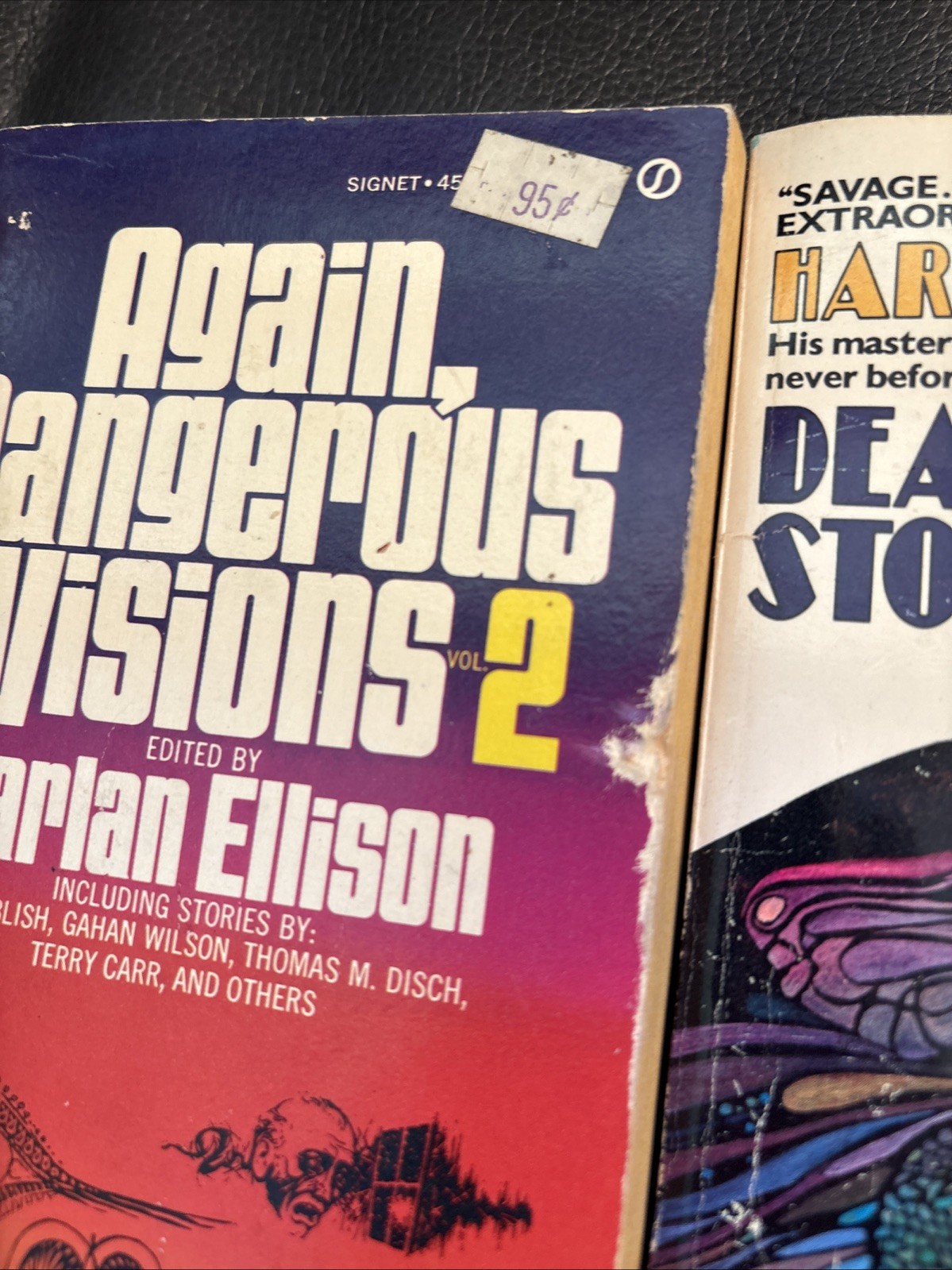 Harlan Ellison Lot Of 3 PB Books Deathbird, Dangerous Visions 1 & 2