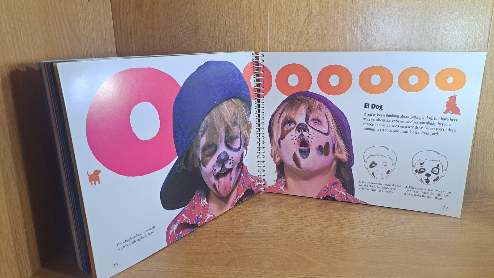 Face Painting by Klutz Editors 1990, Spiral Book (no Paint)