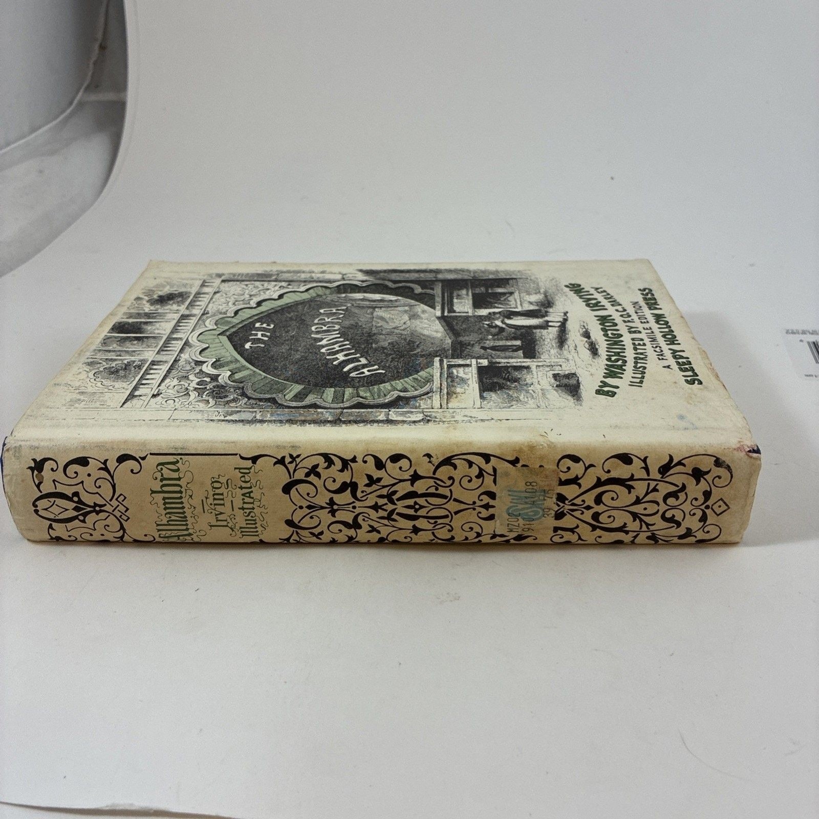 THE ALHAMBRA Washington Irving Sleepy Hollow Press Facsimile 1982 HCDJ 1st Print
