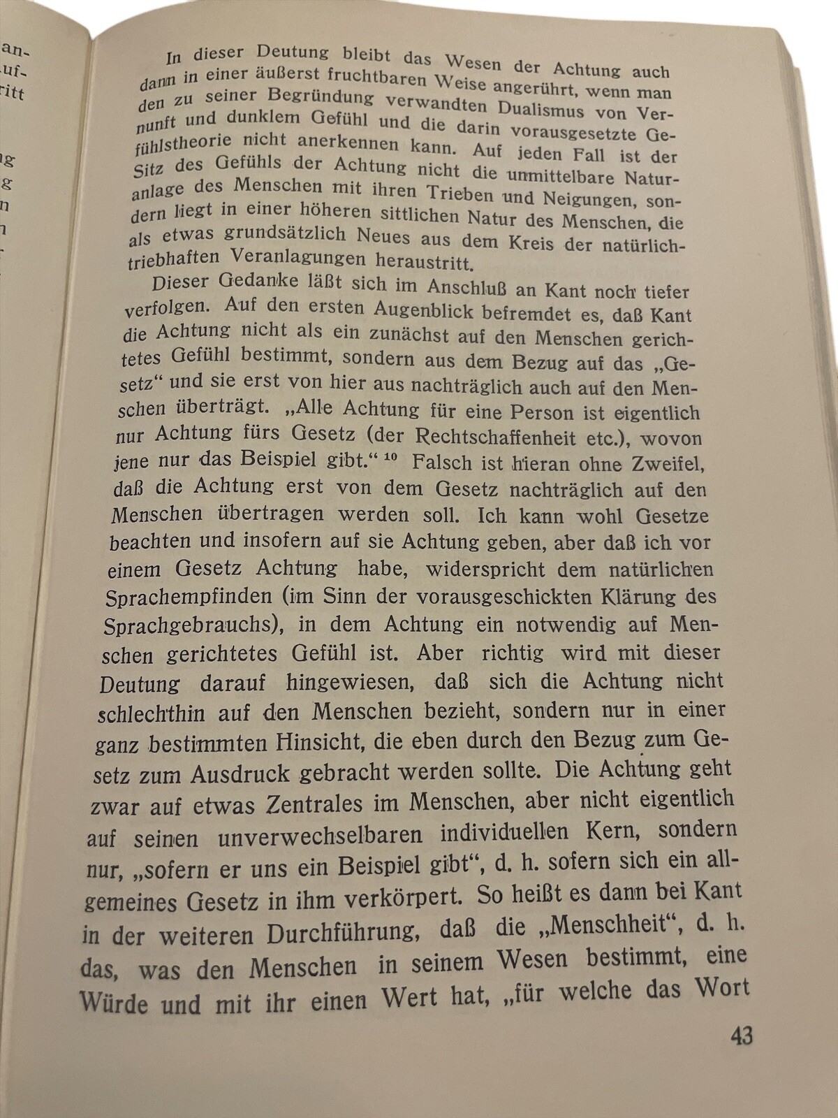 Otto Friedrich Bollnow Die Ehrfurcht 1958 Hardcover Vittorio Klostermann Pub.