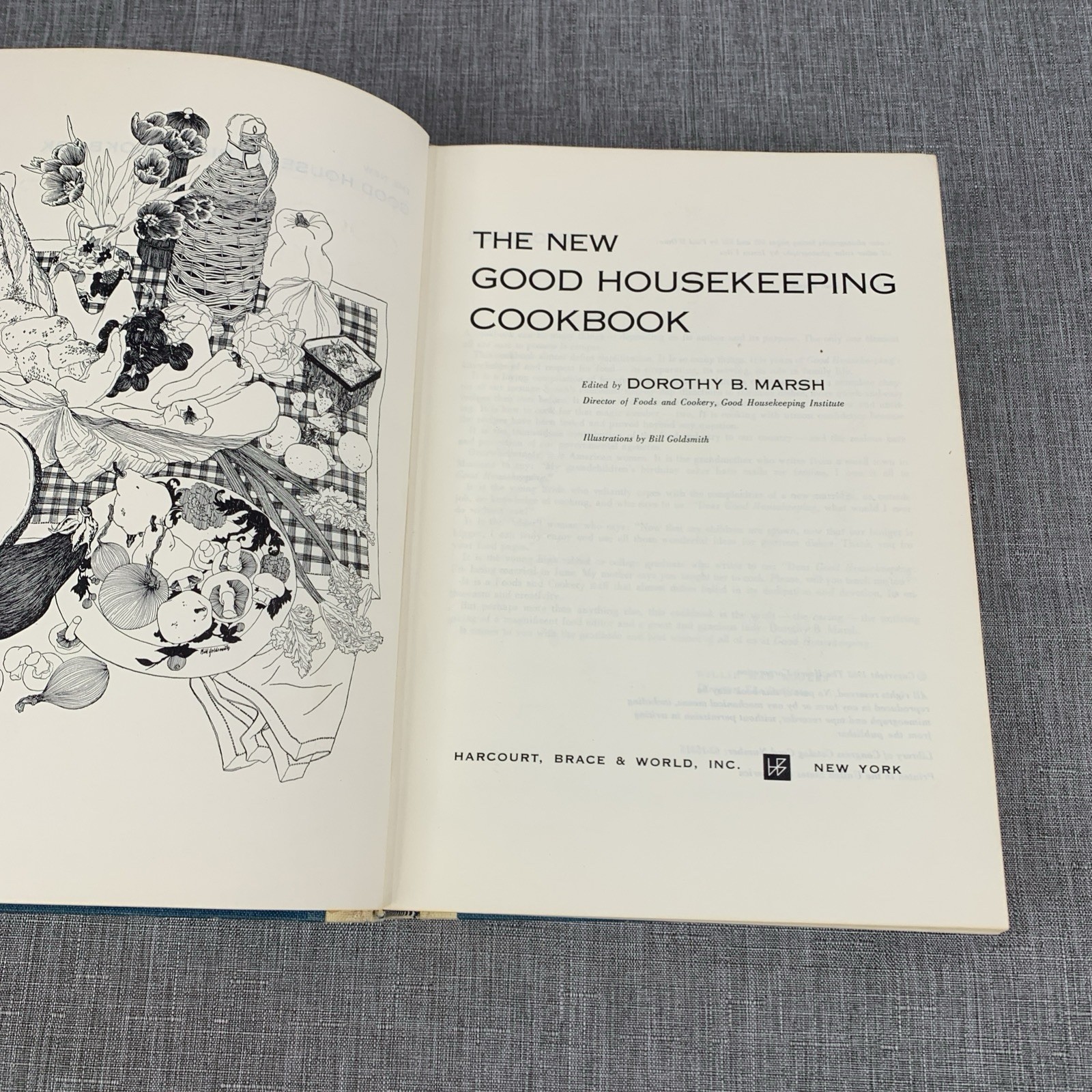 1963 The Good Housekeeping Hardcover Cookbook by Dorothy Marsh HC Vintage