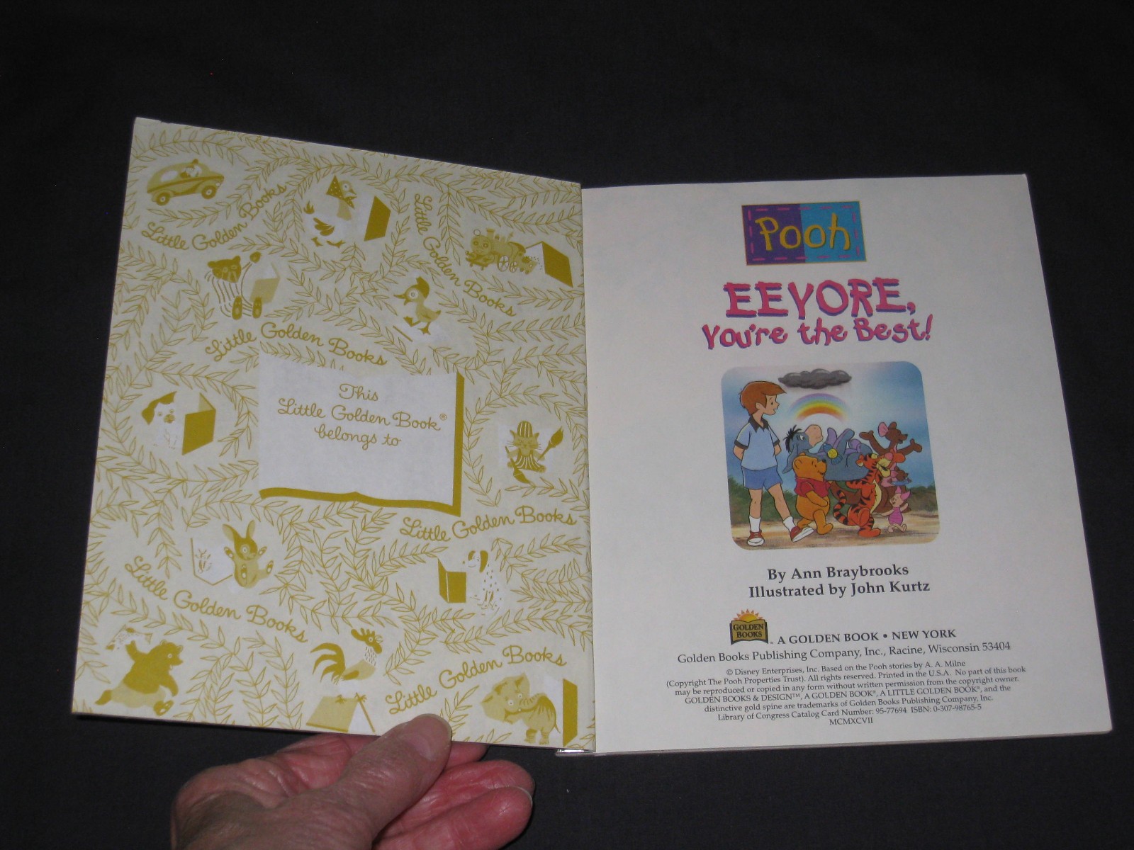 Little Golden Book Eeyore, You’re the Best! Pooh