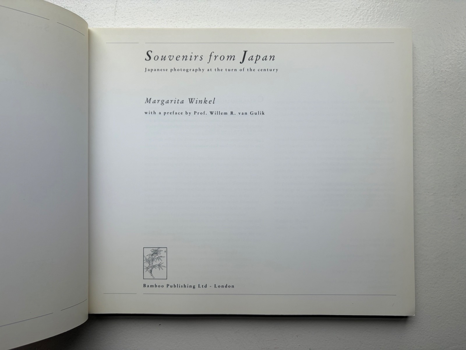 “Souvenirs from Japan” vintage Japanese Photography Book by Margarita Winkel