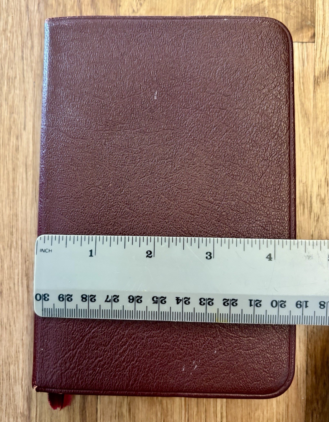Oxford Self Pronouncing Bible KJV Burgundy Leather Index Tabs Topaz India Paper