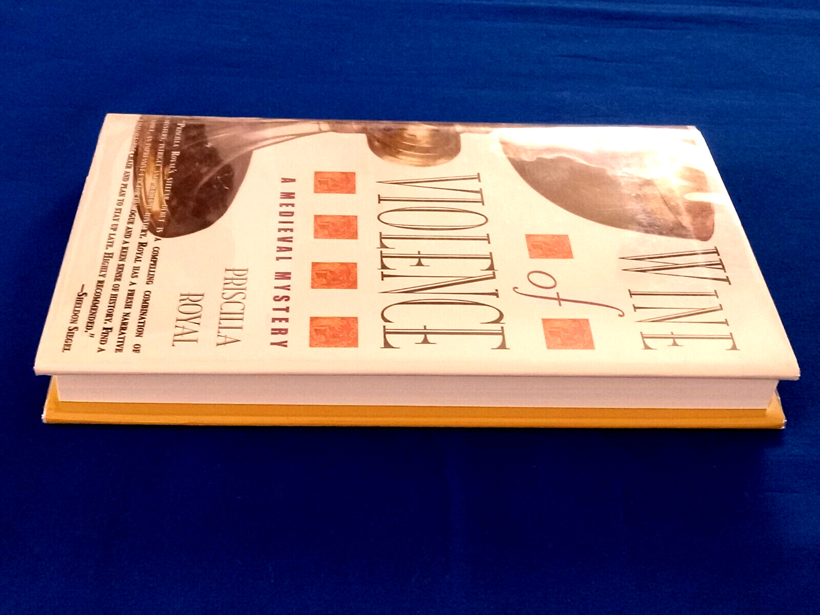Wine of Violence by Priscilla Royal (2003, 1st Ed., Hardcover) Signed