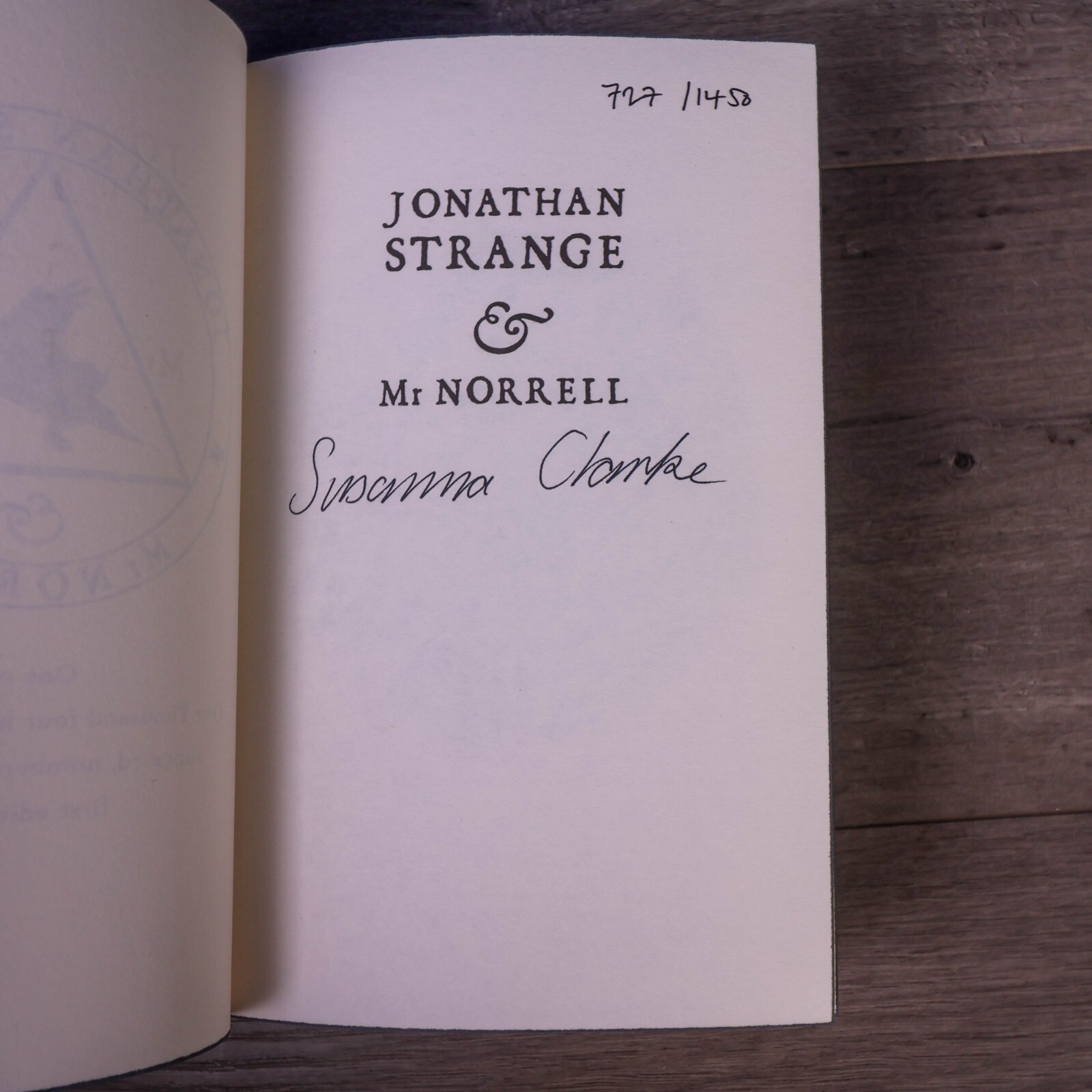 Jonathan Strange & Mr. Norrell by Susanna Clarke SIGNED LIMITED – Slipcase – 1st