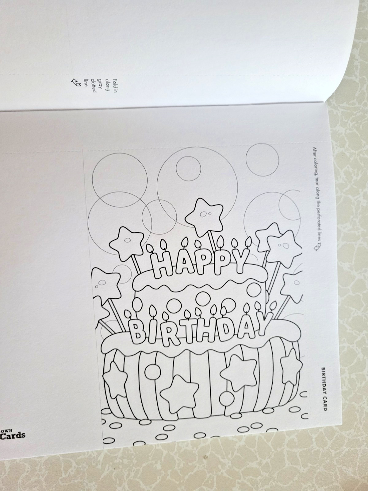 COLOR YOUR OWN GREETING CARDS Create 27 Fun & Festive Cards – Children & Adult