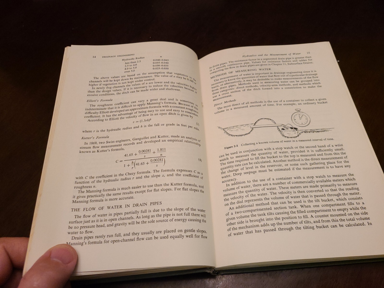DRAINAGE ENGINEERING By James N. Luthin – Hardcover, 1966, Ex Library