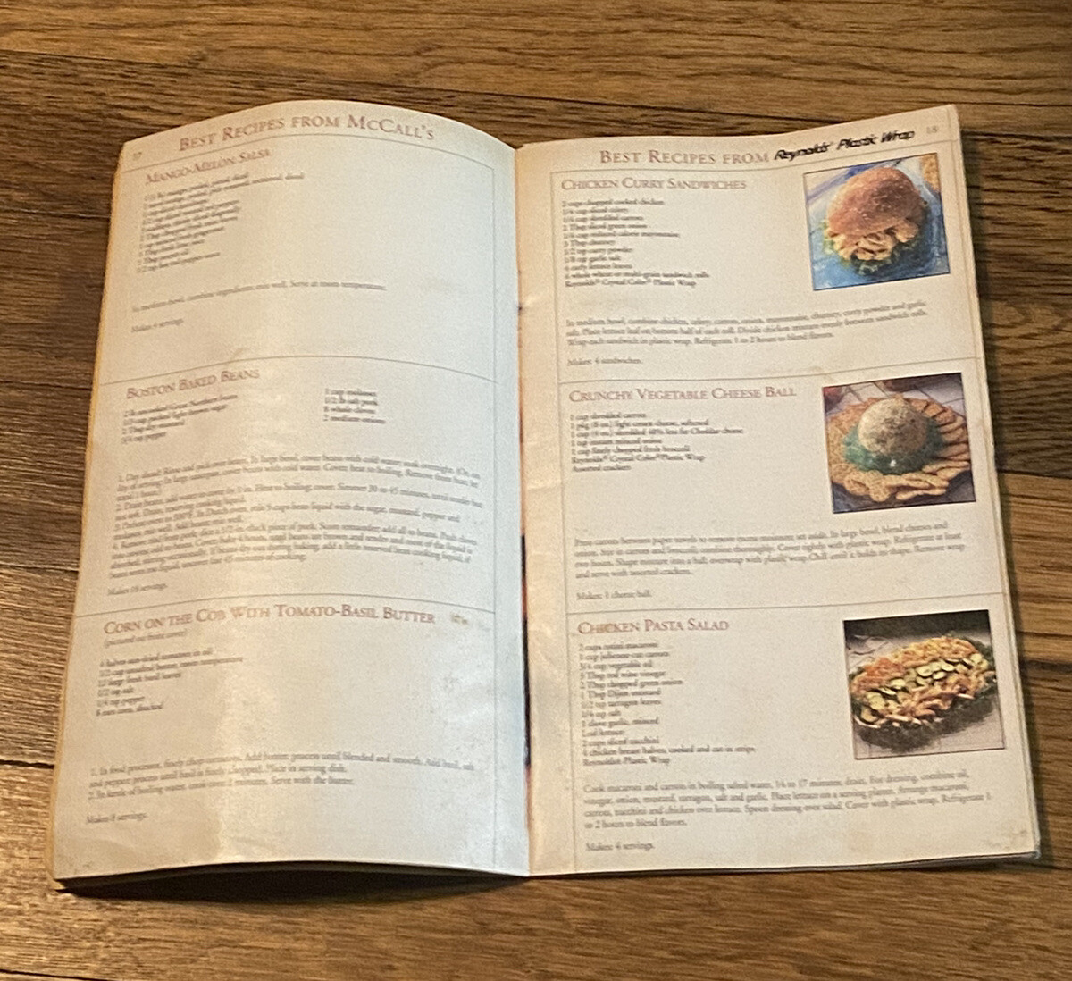 McCalls Favorite Quick and Easy Recipes Booklet 62 Pages Vintage