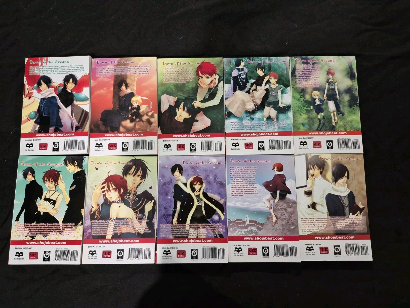 Dawn Of The Arcana English Lot Set Manga 1,2,3,4,5,6,7,9,11,12