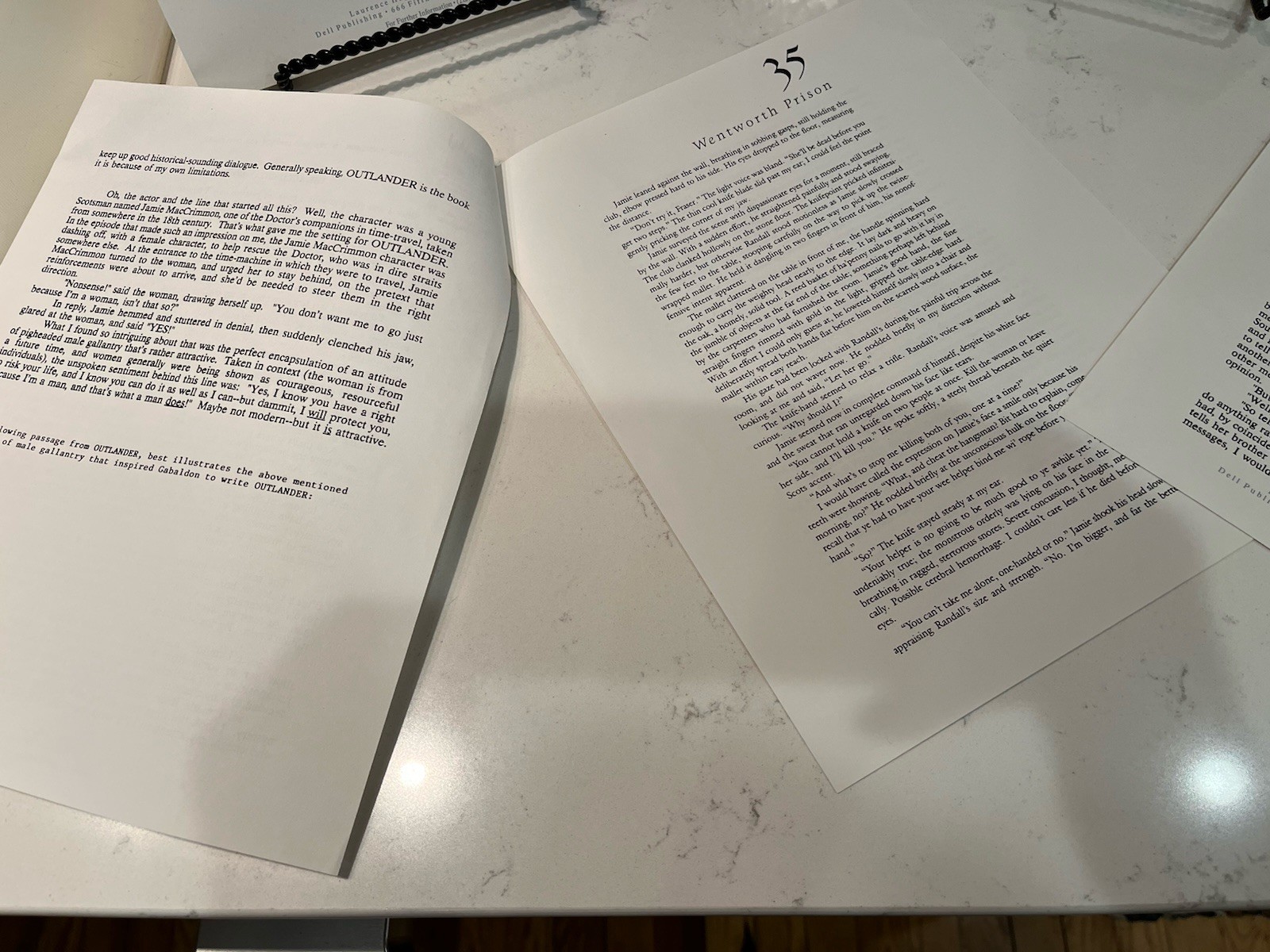 Diana Gabaldon Outlander Original Delacorte Press Reviewer Kit Book 1 – 1991