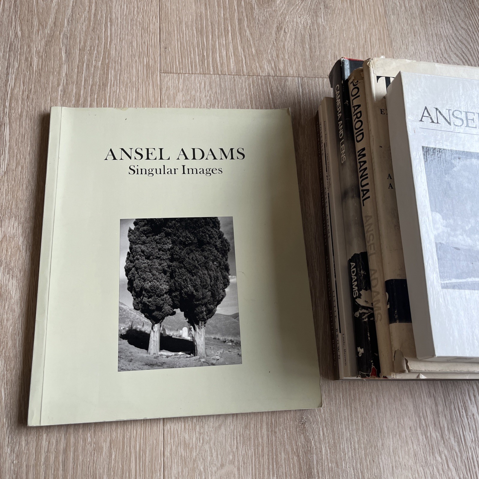 Vtg Ansel Adams Estate Lot 8p Book Collection Boxed Greeting Cards National Park