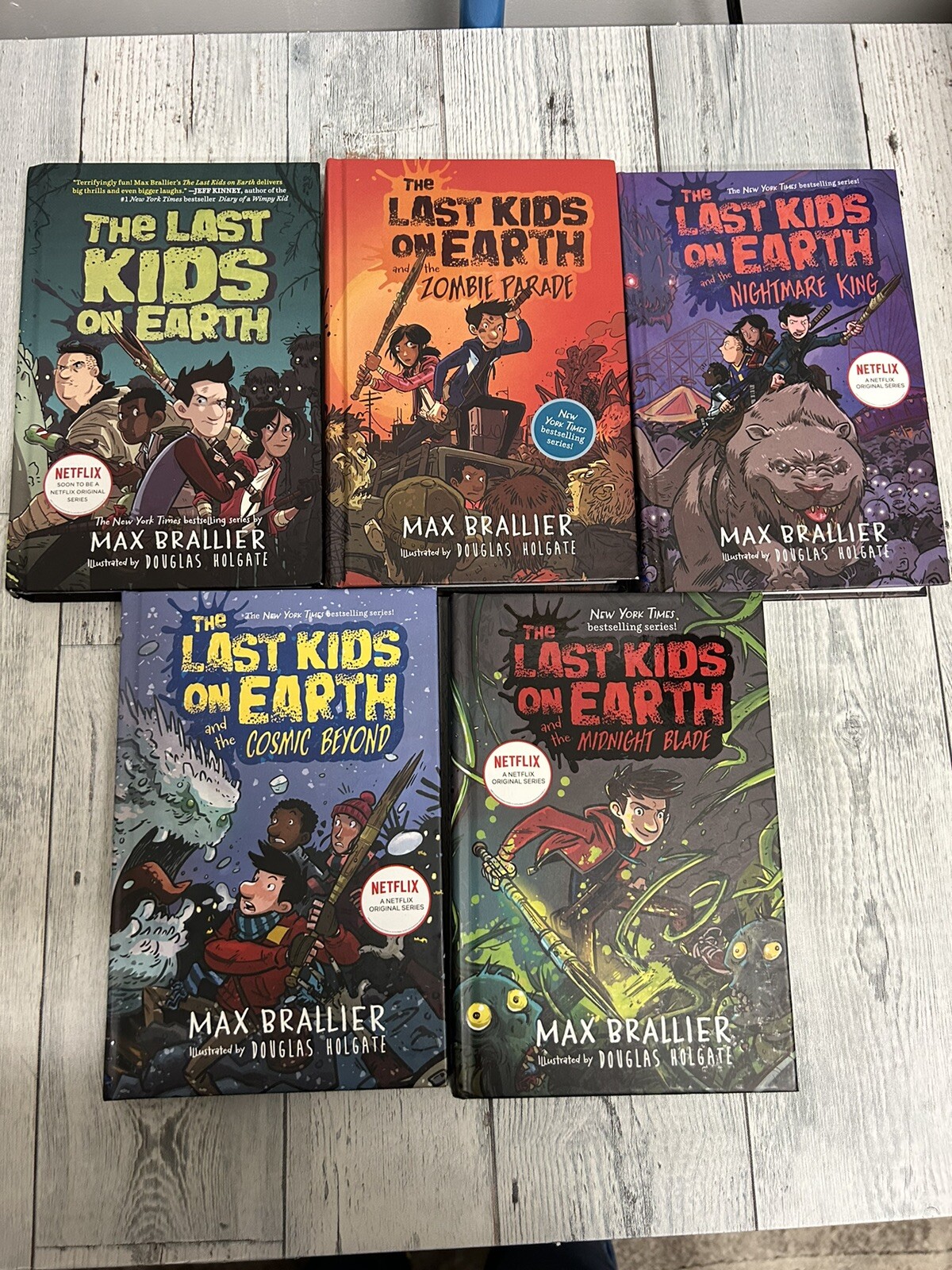 The Last Kids On Earth Books Collection Set by Max Brallier Lot Of 5