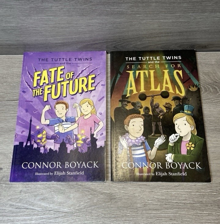 The Tuttle Twins Book Series Connor Boyack Lot 7 Books Homeschool 1-2 5-7 9-10