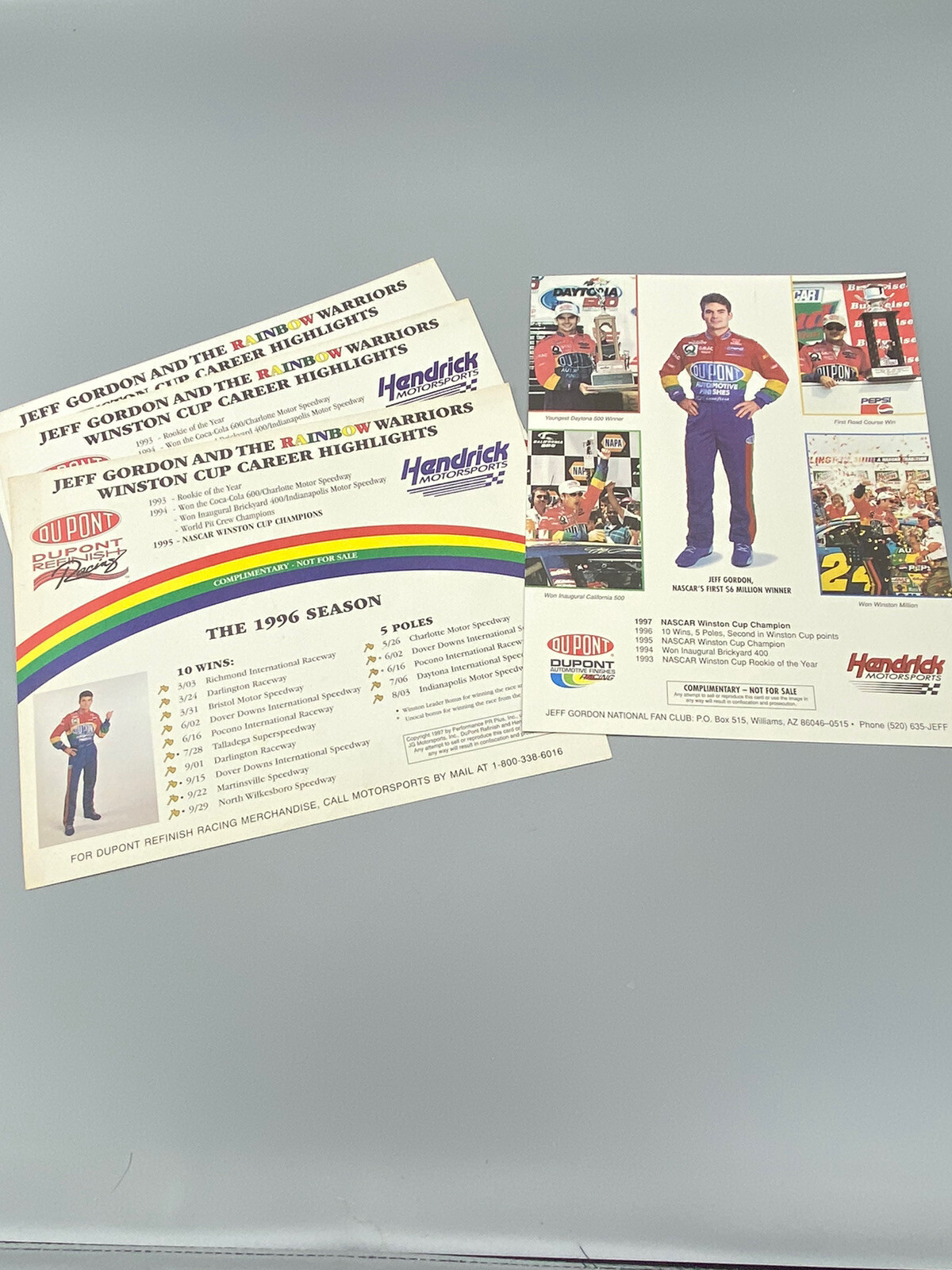 Large Lot Nascar Jeff Gordon Collectibles -Calendar, Books, Daily Bread, Photos
