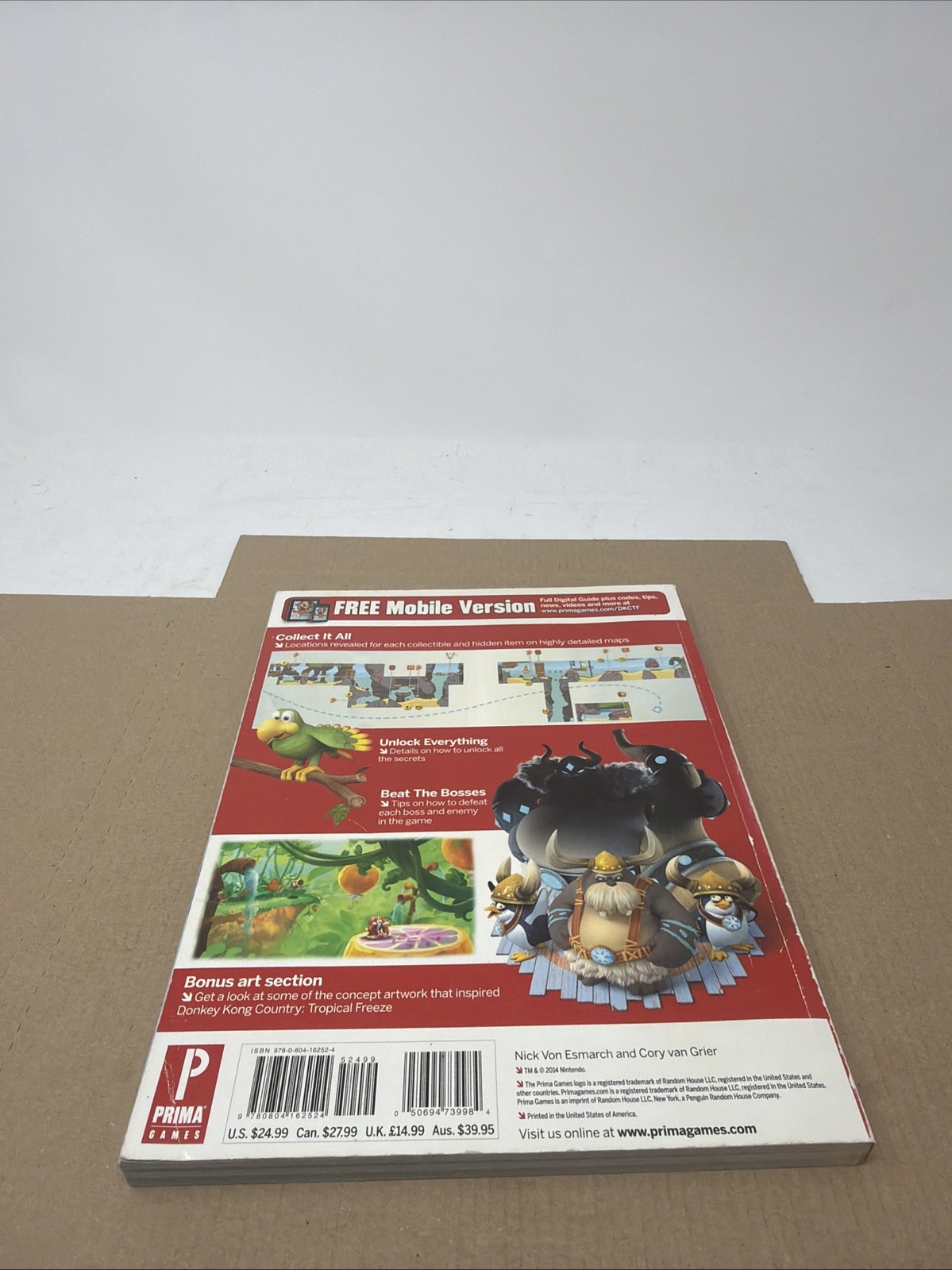 Donkey Kong Country: Tropical Freeze : Prima Official Game Guide Prima Games #ML
