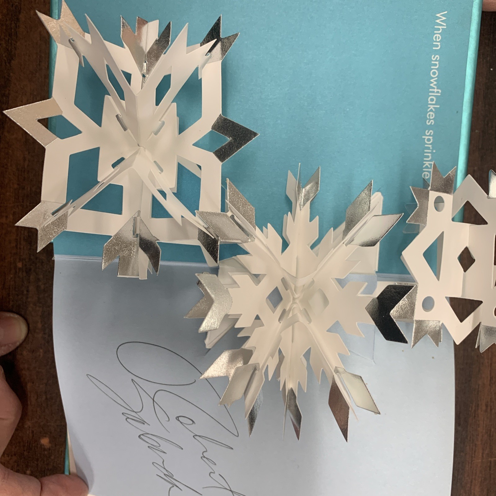 Robert Sabuda Autographed WINTER IN WHITE Pop Up Book – First Edition 2007