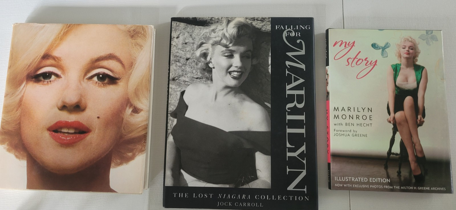 Marilyn Monroe Book Lot Norman Mailer Ben Hecht Jock Carroll HC DJ Vintage Film